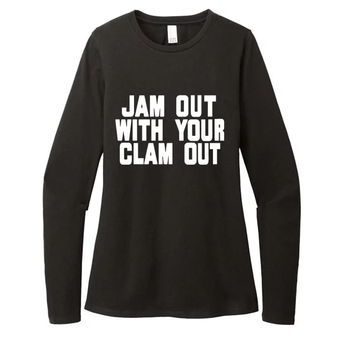 Olivia ChowS Jam Out With Your Clam Out Womens CVC Long Sleeve Shirt