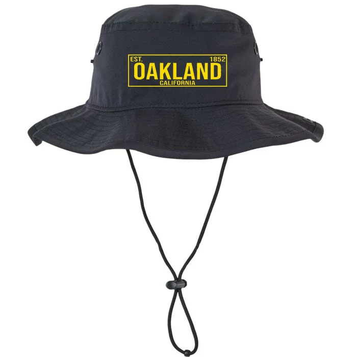 Oakland California License Plate Design Classic Legacy Cool Fit Booney Bucket Hat