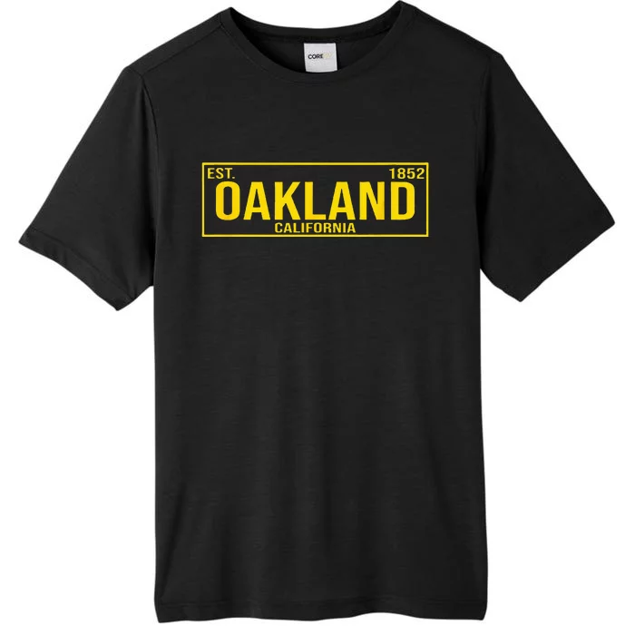 Oakland California License Plate Design Classic ChromaSoft Performance T-Shirt