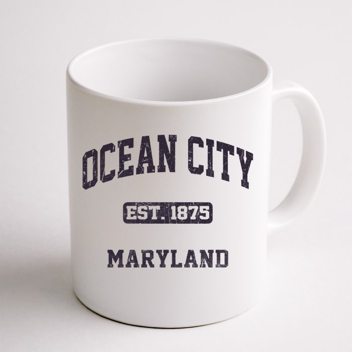 Ocean City Maryland MD Vintage State Athletic Style Front & Back Coffee Mug