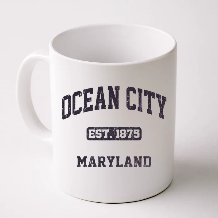 Ocean City Maryland MD Vintage State Athletic Style Front & Back Coffee Mug