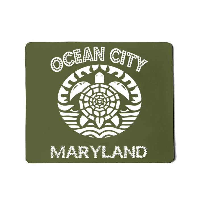 Ocean City Maryland Md Turtle Souvenir Sea Mousepad