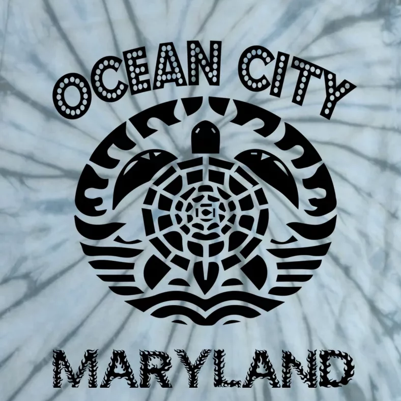 Ocean City Maryland Md Turtle Souvenir Sea Tie-Dye T-Shirt