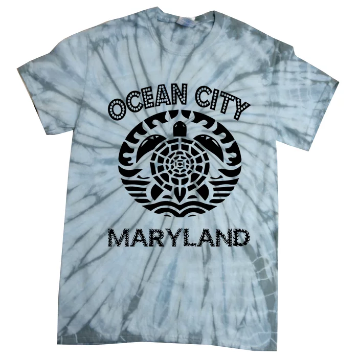 Ocean City Maryland Md Turtle Souvenir Sea Tie-Dye T-Shirt