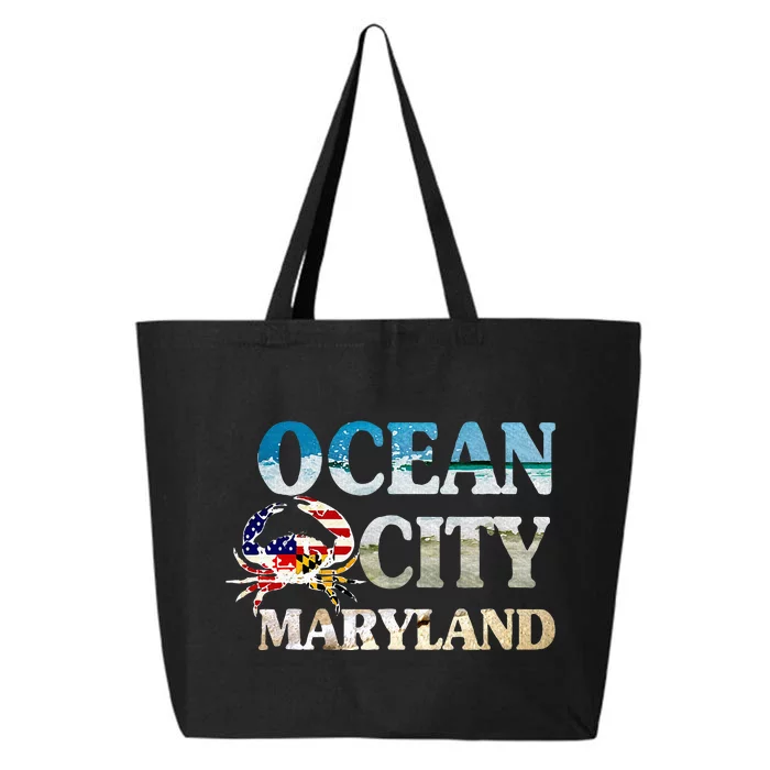 Ocean City Maryland Beach Vacation 25L Jumbo Tote