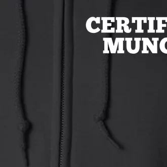 ORIGINAL Certified Munch Full Zip Hoodie