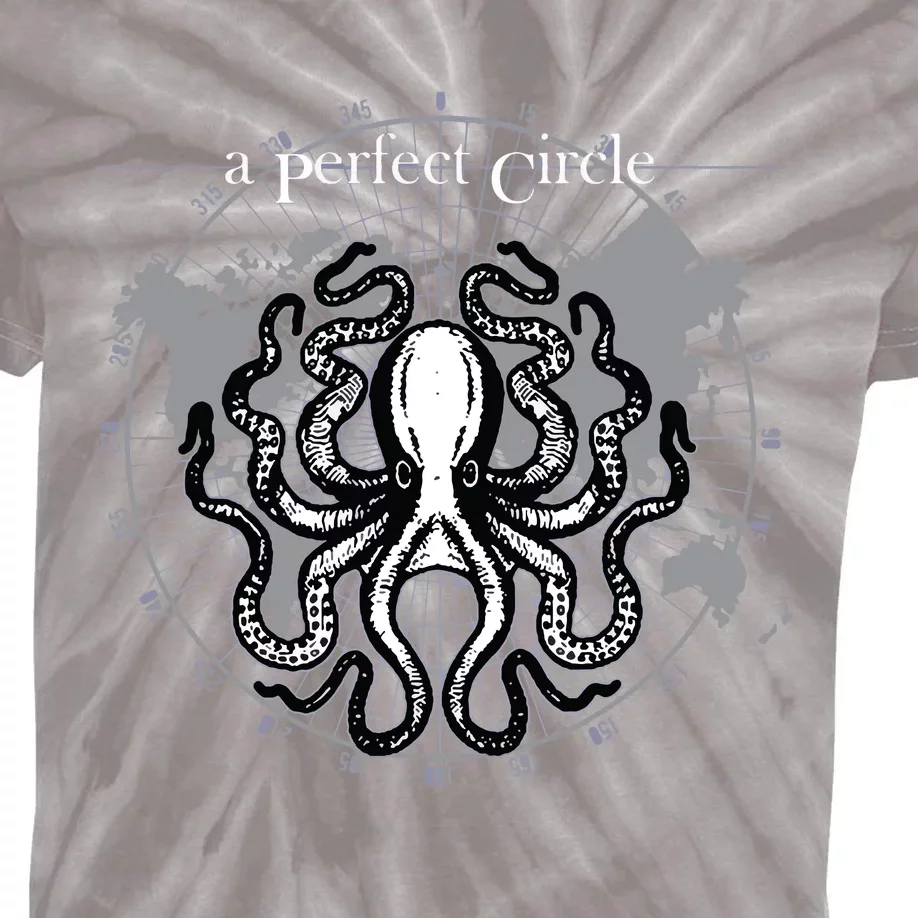 Octopus Circular Math Octopi Lovers Tee Kids Tie-Dye T-Shirt