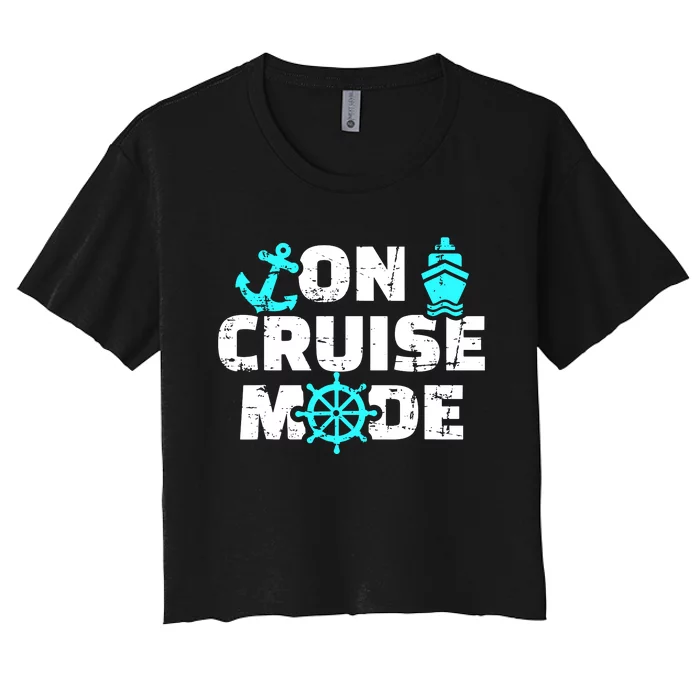 On Cruise Mode Women's Crop Top Tee