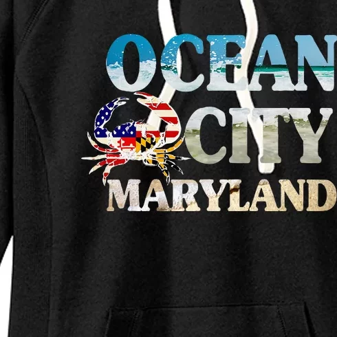 Ocean City Maryland Beach Vacation Women's Fleece Hoodie