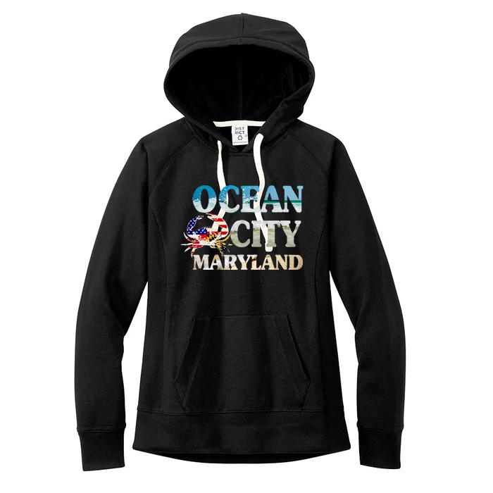 Ocean City Maryland Beach Vacation Women's Fleece Hoodie