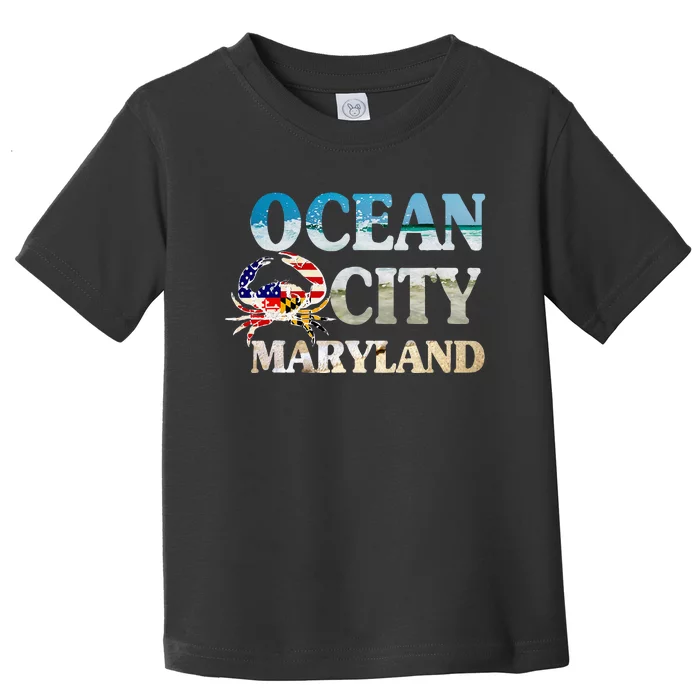 Ocean City Maryland Beach Vacation Toddler T-Shirt