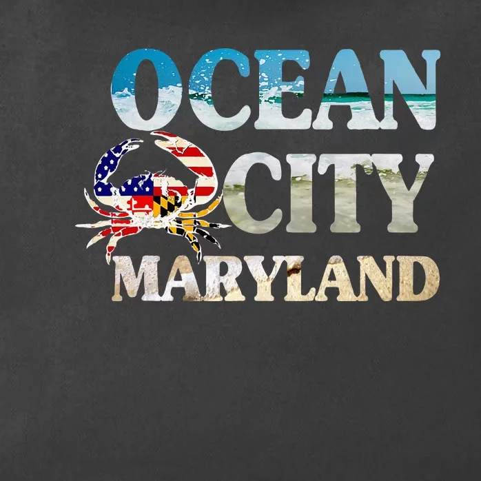 Ocean City Maryland Beach Vacation Zip Tote Bag