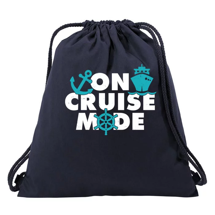 On Cruise Mode Drawstring Bag