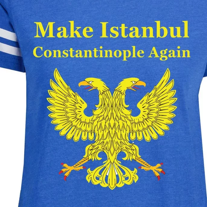 Orthodox Christian Make Istanbul Constantinople Again Enza Ladies Jersey Football T-Shirt