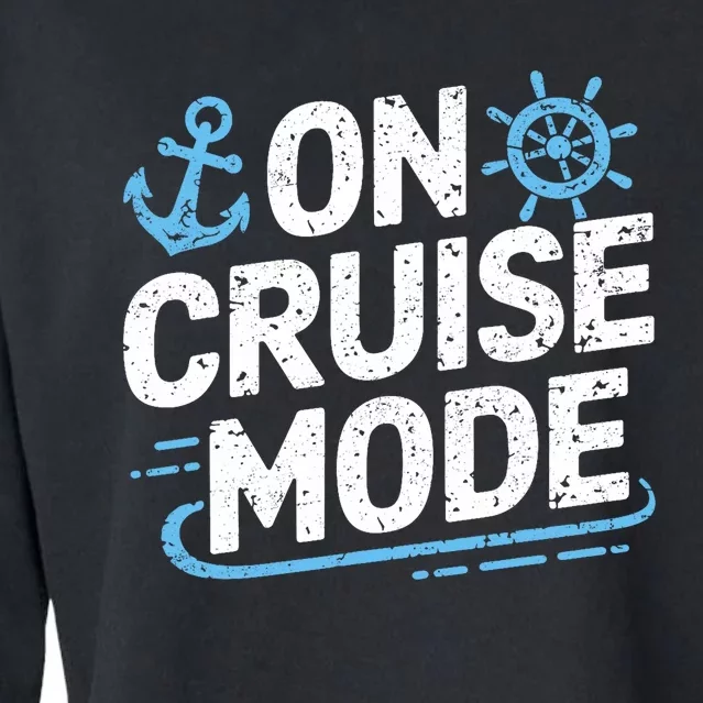 On Cruise Mode Cropped Pullover Crew