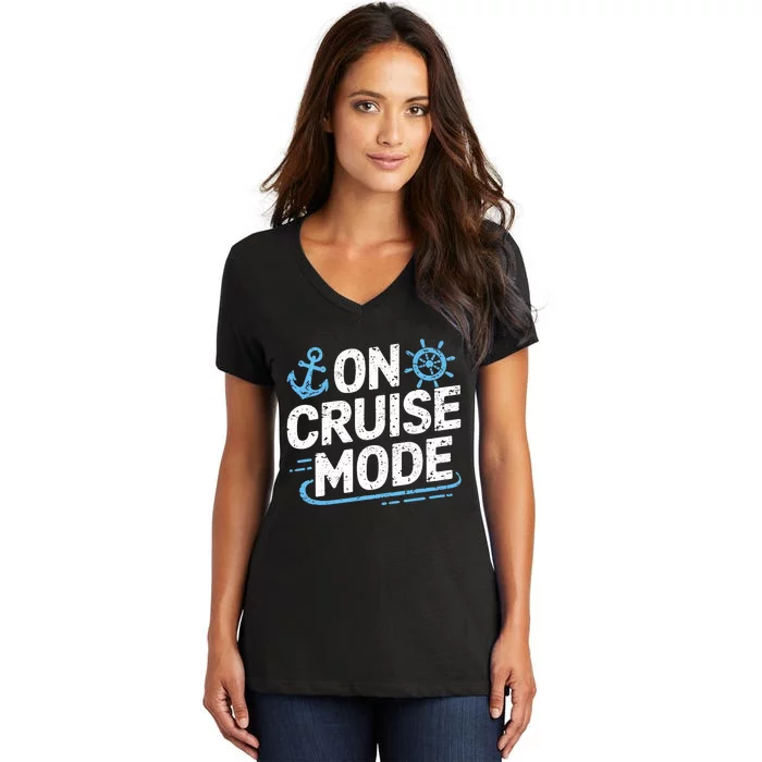 On Cruise Mode Women's V-Neck T-Shirt