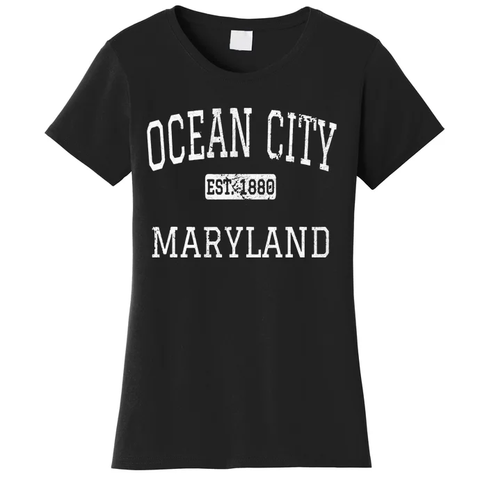 Ocean City Maryland MD Vintage Women's T-Shirt