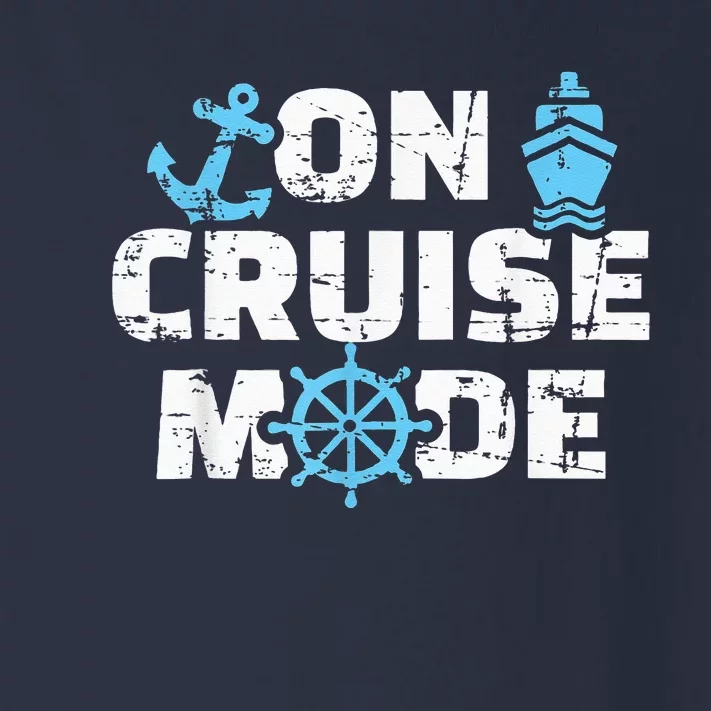 On Cruise Mode Funny Summer Cruise Vacation Family Toddler Long Sleeve Shirt