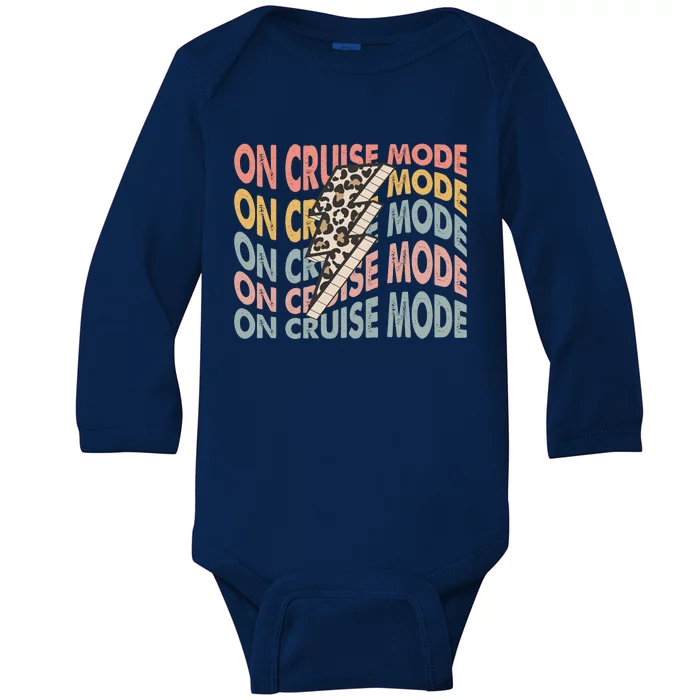 On Cruise Mode Cool Summer Vacation Baby Long Sleeve Bodysuit