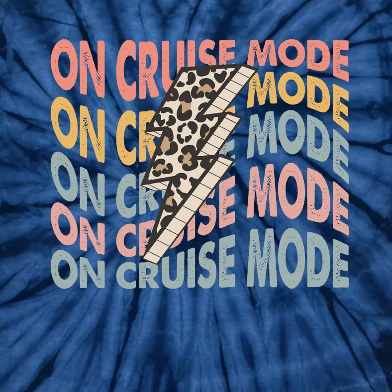 On Cruise Mode Cool Summer Vacation Tie-Dye T-Shirt