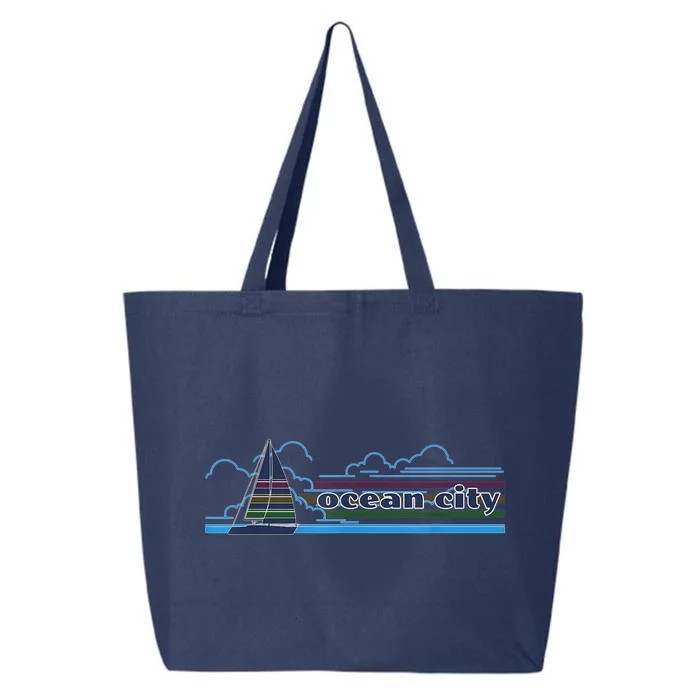 Ocean City Maryland Beach Day Sun and Fun Summer Apparel 25L Jumbo Tote