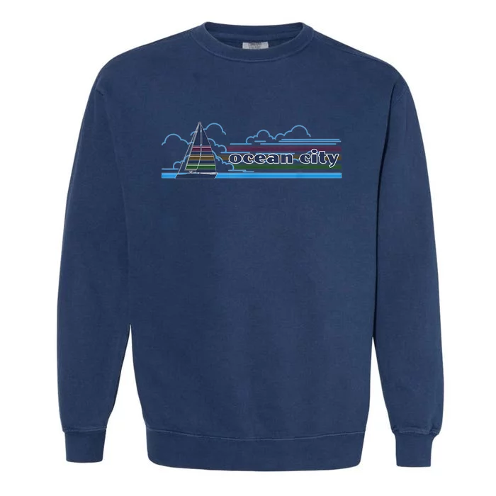 Ocean City Maryland Beach Day Sun and Fun Summer Apparel Garment-Dyed Sweatshirt