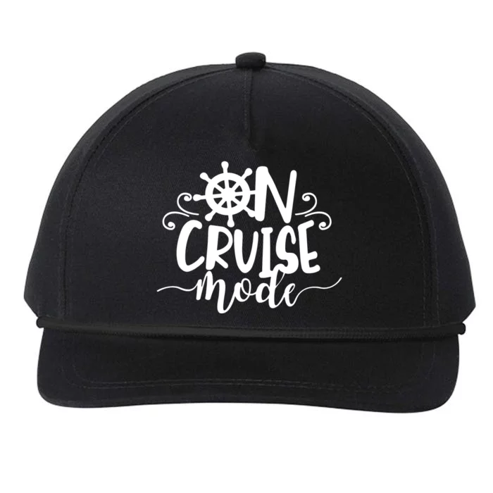 On Cruise Mode Snapback Five-Panel Rope Hat