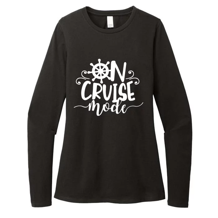 On Cruise Mode Womens CVC Long Sleeve Shirt