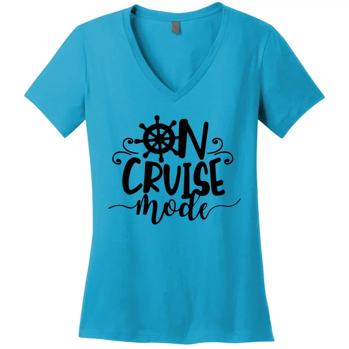 On Cruise Mode Women's V-Neck T-Shirt