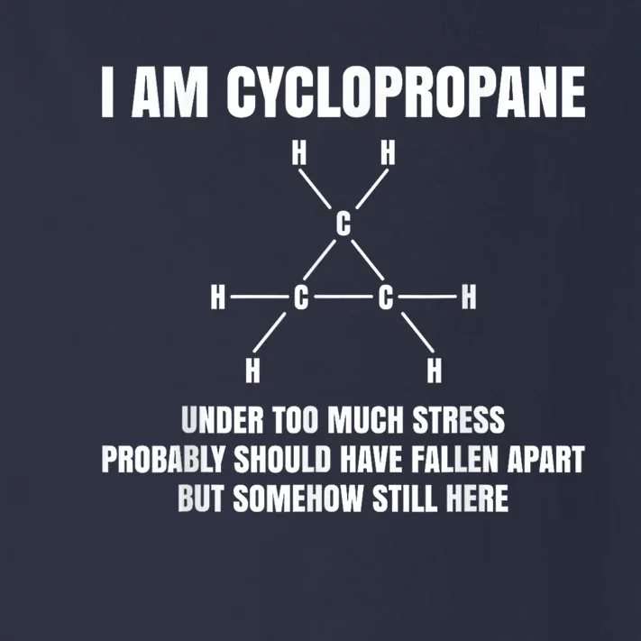 Organic Chemistry Nerd Gift Cyclopropane Stress Joke Toddler Long Sleeve Shirt