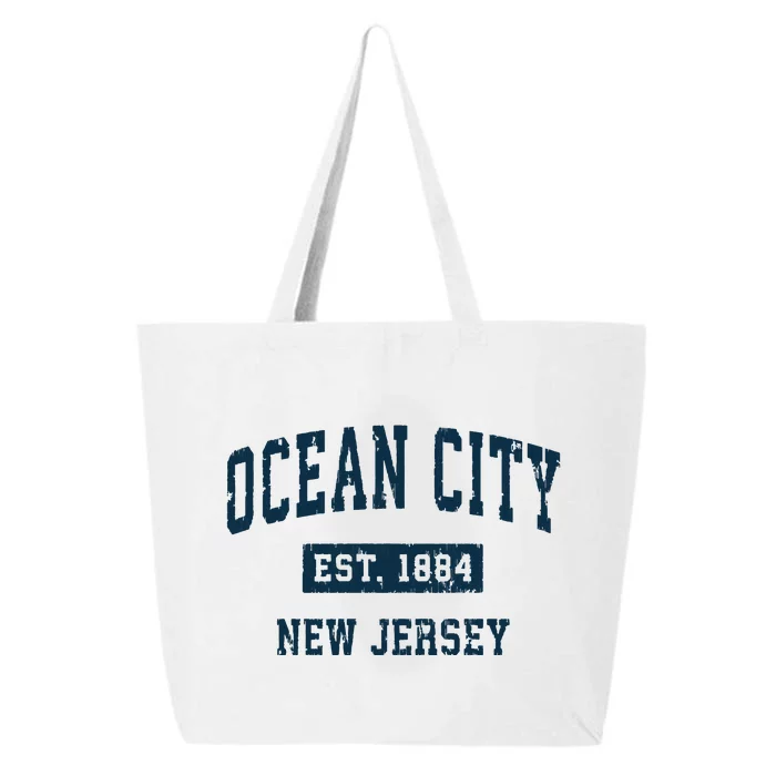 Ocean City New Jersey Nj Vintage Sports Design Print 25L Jumbo Tote