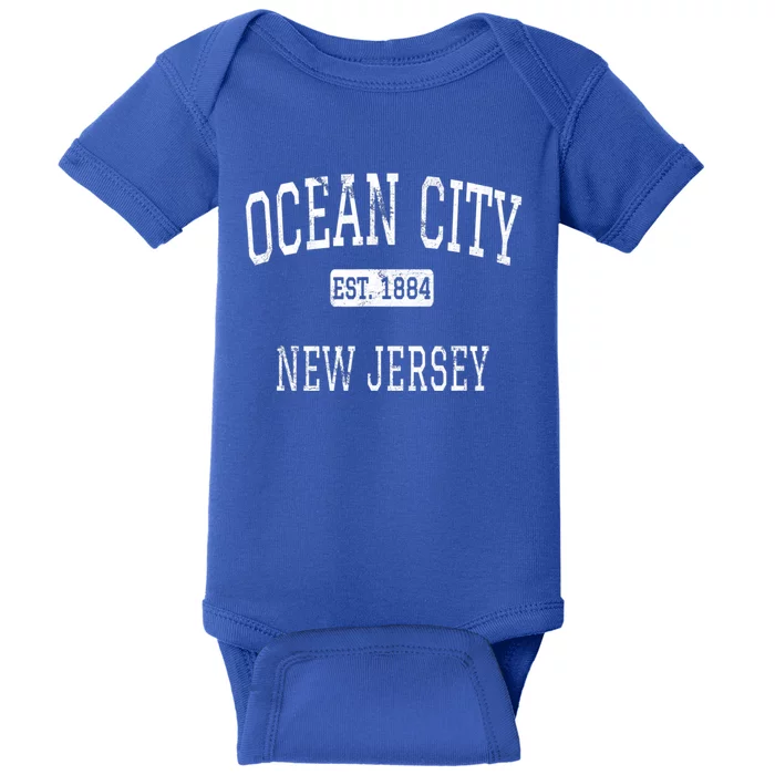 Ocean City New Jersey NJ Vintage Baby Bodysuit