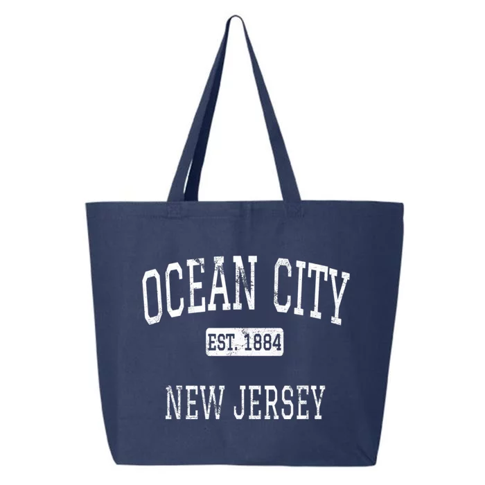 Ocean City New Jersey NJ Vintage 25L Jumbo Tote