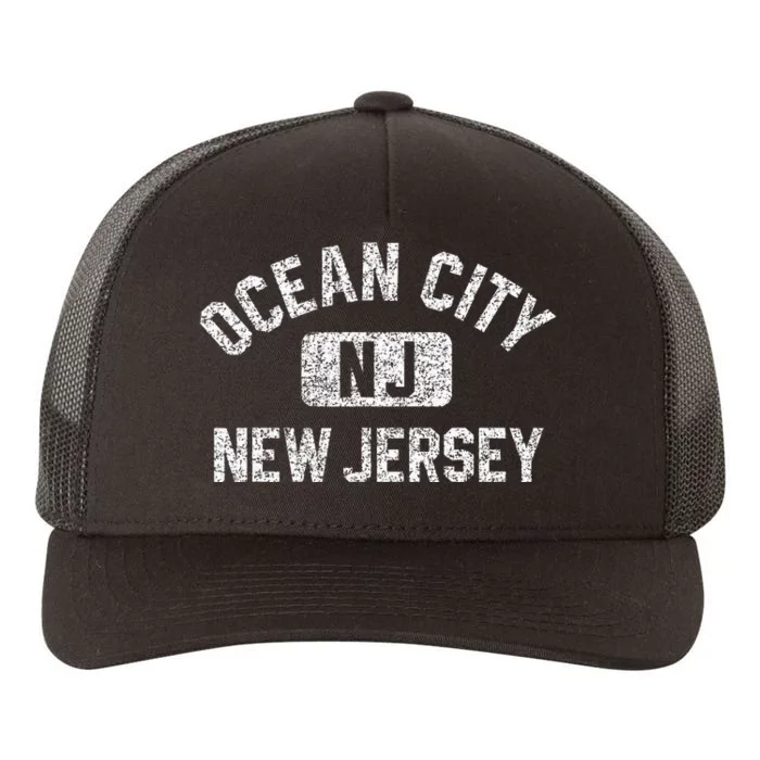 Ocean City Nj New Jersey Gym Yupoong Adult 5-Panel Trucker Hat