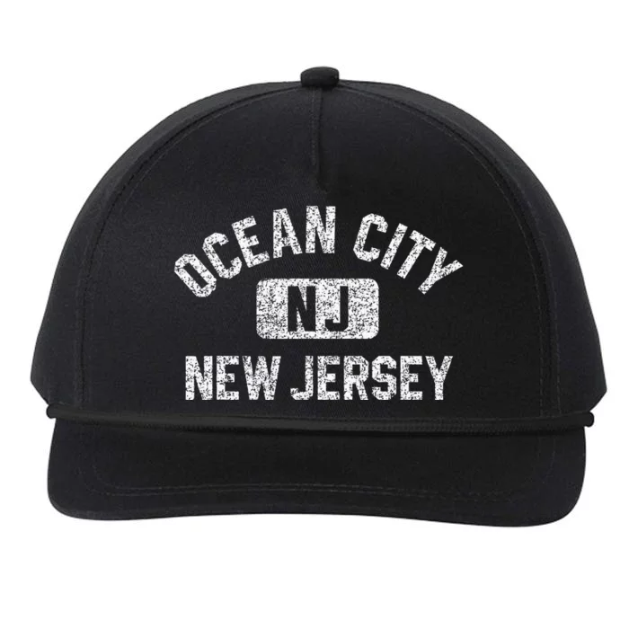 Ocean City Nj New Jersey Gym Snapback Five-Panel Rope Hat