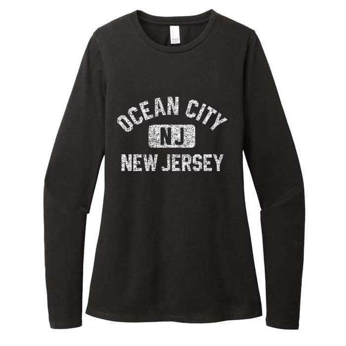 Ocean City Nj New Jersey Gym Womens CVC Long Sleeve Shirt