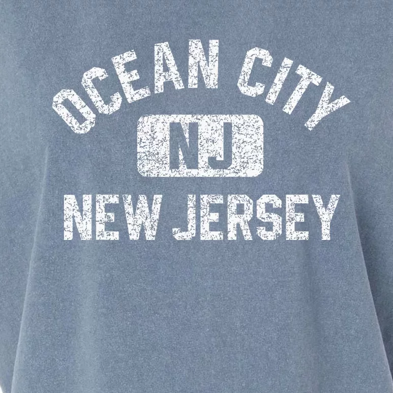 Ocean City Nj New Jersey Gym Garment-Dyed Women's Muscle Tee