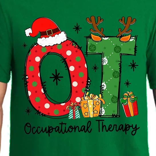 Ot Christmas Occupational Therapy Therapist Merry Ot Xmas Pajama Set