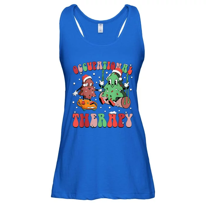 Ot Christmas Occupational Therapy Therapist Ot Ota Xmas Ladies Essential Flowy Tank