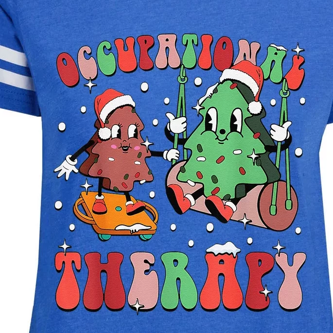 Ot Christmas Occupational Therapy Therapist Ot Ota Xmas Enza Ladies Jersey Football T-Shirt