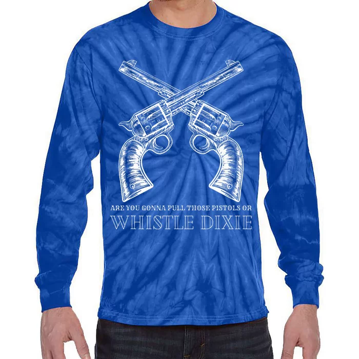 Outlaw Cowboy Tie-Dye Long Sleeve Shirt