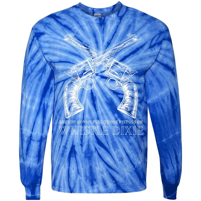 Outlaw Cowboy Tie-Dye Long Sleeve Shirt