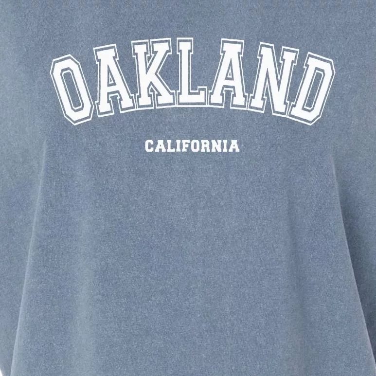 Oakland California Garment-Dyed Women's Muscle Tee