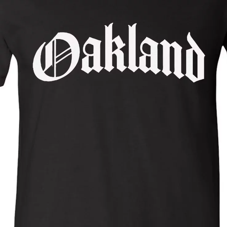 Oakland California V-Neck T-Shirt