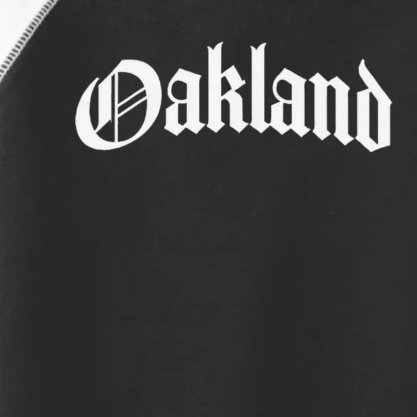 Oakland California Toddler Fine Jersey T-Shirt