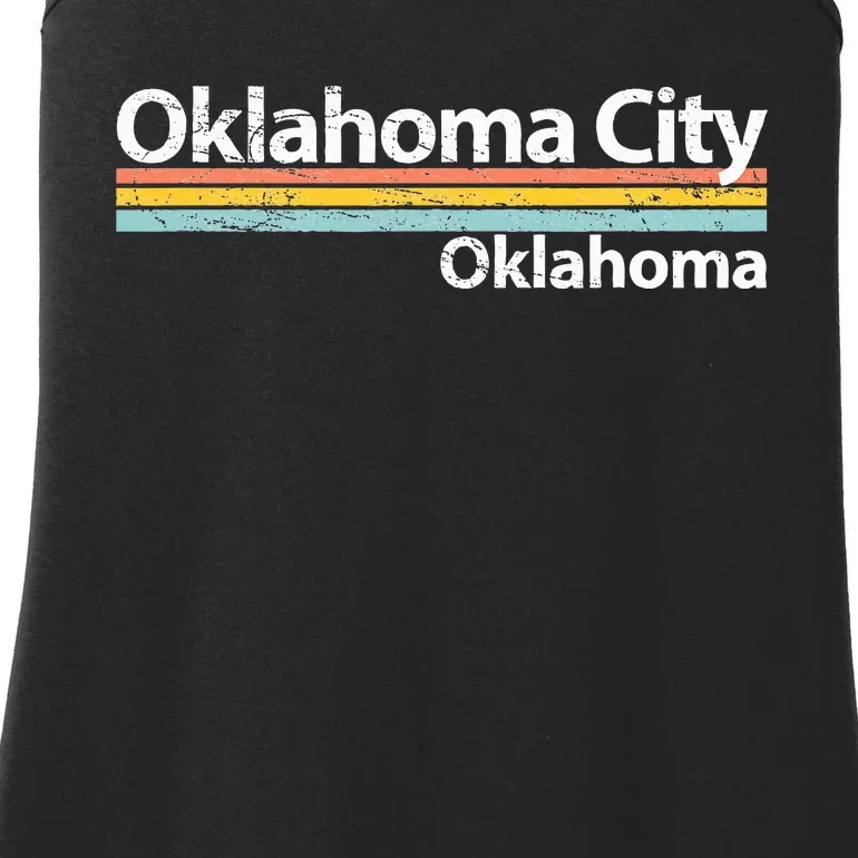 Oklahoma City Oklahoma Worn Ladies Essential Tank