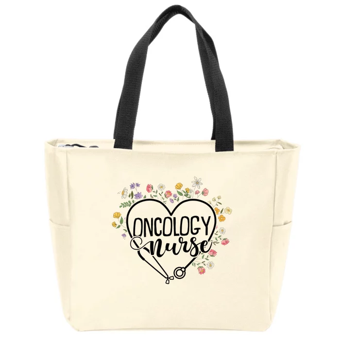 Oncology Crew Oncology Nurse Gift Zip Tote Bag