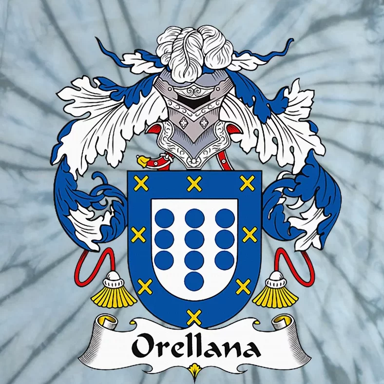 Orellana Coat Of Arms Family Crest Tie-Dye T-Shirt