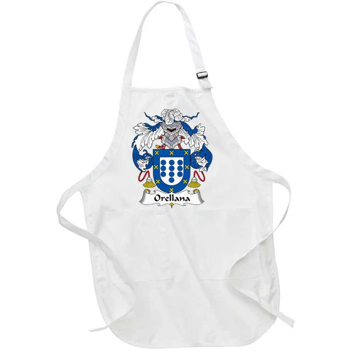 Orellana Coat Of Arms Family Crest Full-Length Apron With Pocket