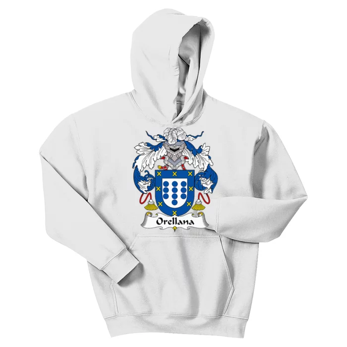 Orellana Coat Of Arms Family Crest Kids Hoodie